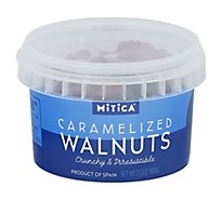 Mitica Caramelized Walnuts Minitub - 3.53 Oz