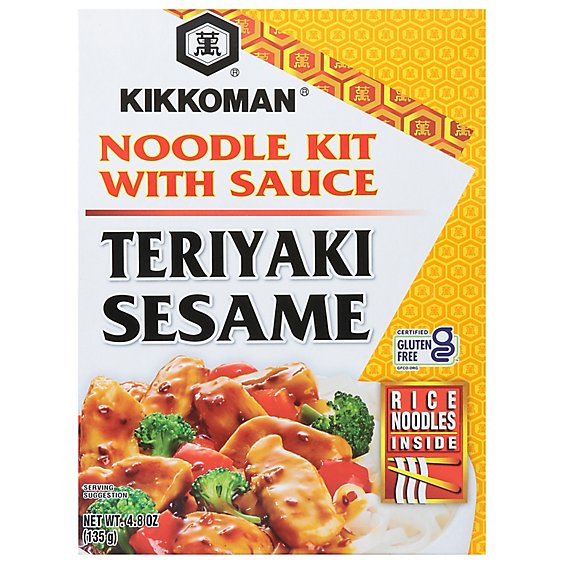 Kikkoman 6 4.8 Wt Oz Gluten-free Teriyaki Sesame Noodle Kit With Sauce - 4.8 OZ