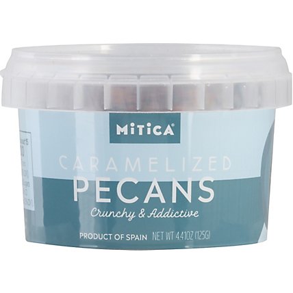 Mitica Caramelized Pecans Mini Tub - 4.41 Oz - Image 2
