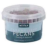Mitica Caramelized Pecans Mini Tub - 4.41 Oz - Image 1