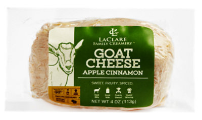 Laclare Farms Cheese Goat Apple Cinnamn - 4 OZ