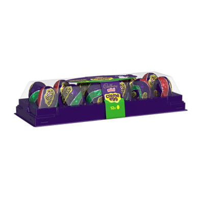 Cadbury Mini Creme Egg Chocolate With Fondant, Easter Candy Tray - 12-3.8 Oz