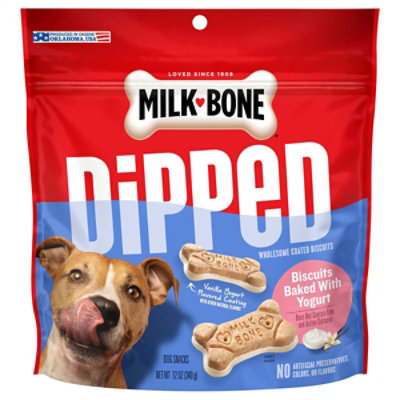 Milk Bone Dipped Vanilla Yogurt Dog Treat - 12 OZ - Image 1