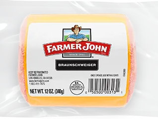 Farmer John Braunschweiger - 12 OZ - Image 1