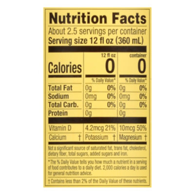 Voss Water W/vitamin D - 28.74 FZ - Image 4