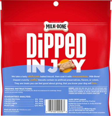 Milk-Bone Dipped Peanut Butter Dog Biscuits- 12 OZ - Image 4