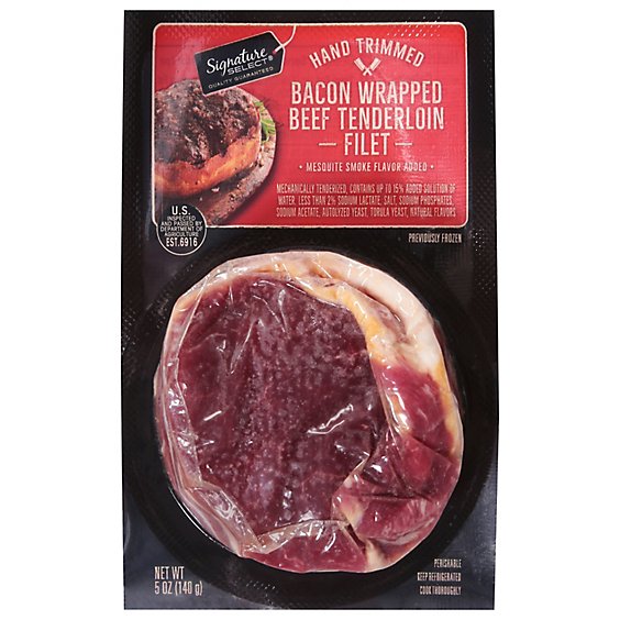 Signature SELECT Bacon Wrapped Beef Tenderloin Filet - 5 Oz
