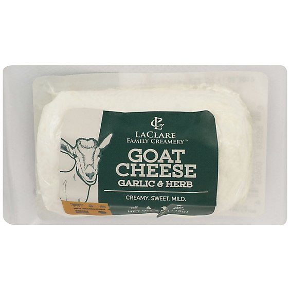 Laclare Farms Cheese Chevre Goat Grlc - 4 OZ