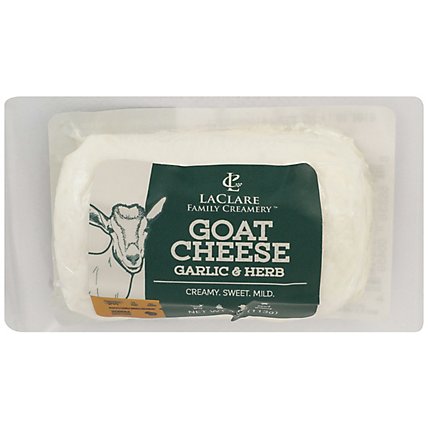 Laclare Farms Cheese Chevre Goat Grlc - 4 OZ - Image 1
