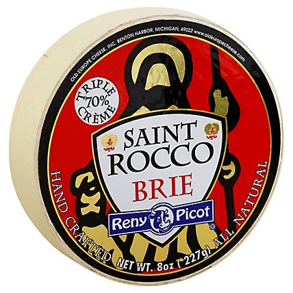 Reny Picot St Rocco Whole Brie Cheese - 8 Oz - Image 1