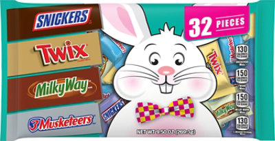 Mars Candy Snickers Twix Milky Way & 3 Musketeers Chocolate Easter Candy 32 Count - 9.5 Oz - Image 2