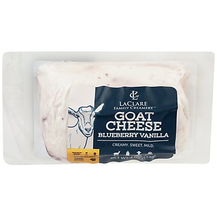 Laclare Farms Cheese Chevre Goat Blbry - 4 OZ - Image 1