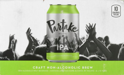 Partake Brewing Ipa Non Alcoholic In Cans - 6-12 FZ - Image 6