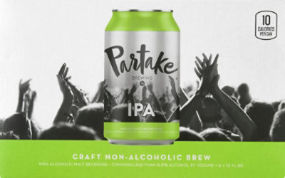 Partake Brewing Ipa Non Alcoholic In Cans - 6-12 FZ - Image 2