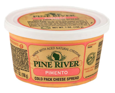 Pine River Cheese Pimento Spread - 7 OZ - Image 1