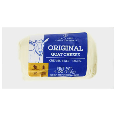 Laclare Farms Cheese Chevre Goat Naturl - 4 OZ - Image 1