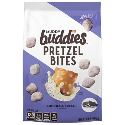 Muddy Buddies Cookies N Cream Pretzel Bites - 9 OZ - Image 1