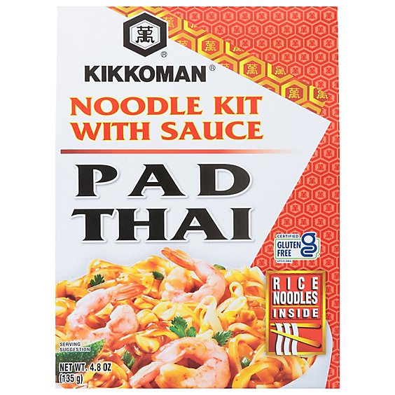 Kikkoman 6 4.8 Wt Oz Gluten-free Pad Thai Noodle Kit With Sauce - 4.8 OZ