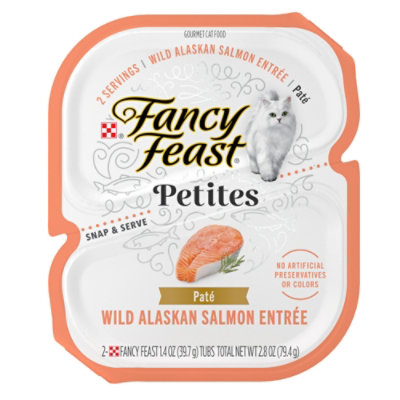 Fancy Feast Petites Alaskan Salmon Pate Wet Cat Food - 2.8 Oz - Image 1