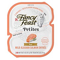 Fancy Feast Petites Alaskan Salmon Pate Wet Cat Food - 2.8 Oz - Image 1