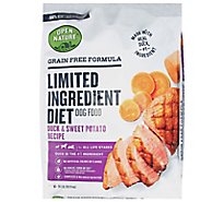 Open Nature Dog Food Lmtd Ingr Duck & Sweet Potatoe - 24 LB