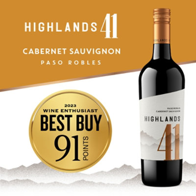Highlands 41 Cabernet Sauvignon Bottle Wine - 750 ML - Image 1