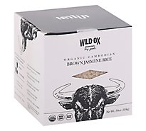 Wild Ox Rice Jasmine Brown Cambodian - 30 OZ