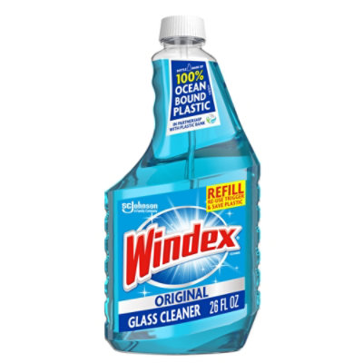 Windex Original Blue Glass Cleaner Refill Bottle - 26 Fl. Oz. - Image 2