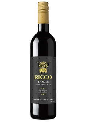 Ricco Dolce Rosso Sweet Red Wine - 750 ML