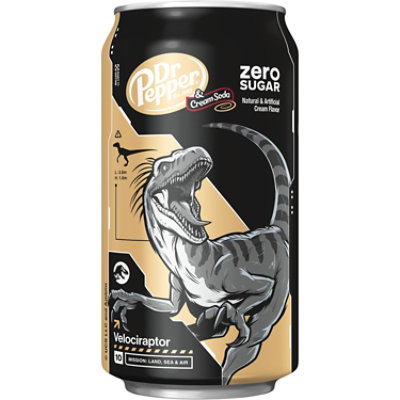 Dr Pepper And Cream Soda Zero Sugar Cans - 12-12 Fl. Oz. - Image 4