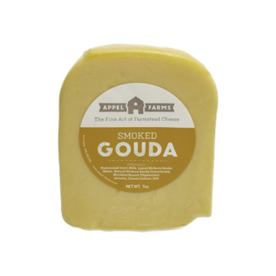 Appel Farms Gouda Smoked Wedges - 7 OZ