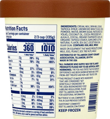 Tillamook Chocolate Fudgy Brownie Frozen Custard Dessert - 15 Fl. Oz. - Image 8