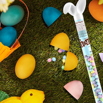M&M'S Easter Milk Chocolate Candy Bunny Cane - 3 Oz