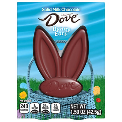 Dove Milk Chocolate Bunny Ears Easter Candy - 1.5 Oz - Image 3