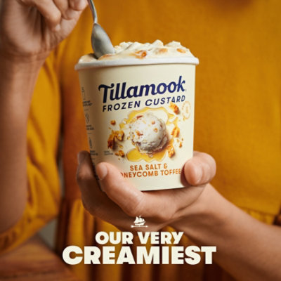 Tillamook Sea Salt And Honeycomb Toffee Frozen Custard - 15 Oz - Image 2