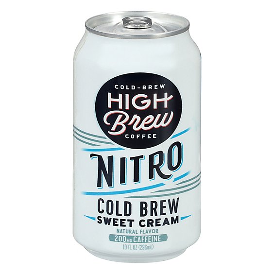High Brew Coffee Nitro Cold Brew Sweet Cream - 10 OZ