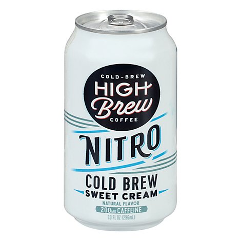 High Brew Coffee Nitro Cold Brew Sweet Cream - 10 OZ