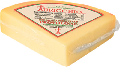 Auricchio Imported Provolone Quarter Moon Cheese - Image 1