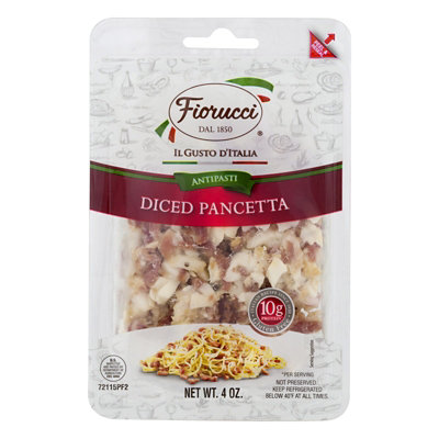 Fiorucci Pancetta Dicedva Dcd - 4 OZ - Image 4