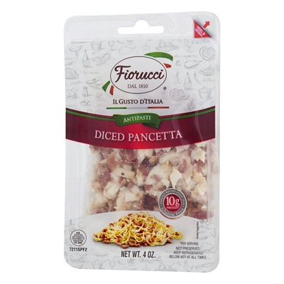 Fiorucci Pancetta Dicedva Dcd - 4 OZ - Image 3