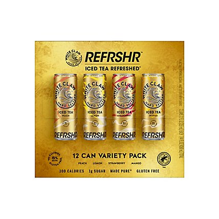 White Claw Hard Seltzer Iced Tea Variety Pack In Cans - 12-12 FZ - Image 3