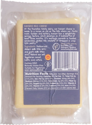 Kourellas Pdo Kasseri Cheese - 5.3 Oz - Image 6