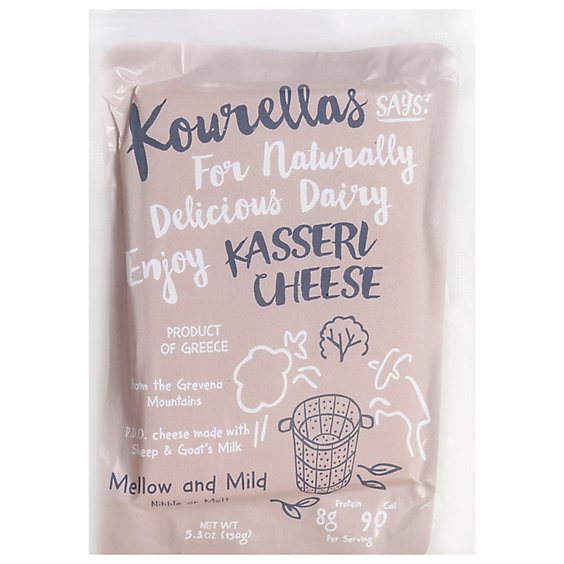 Kourellas Pdo Kasseri Cheese - 5.3 Oz