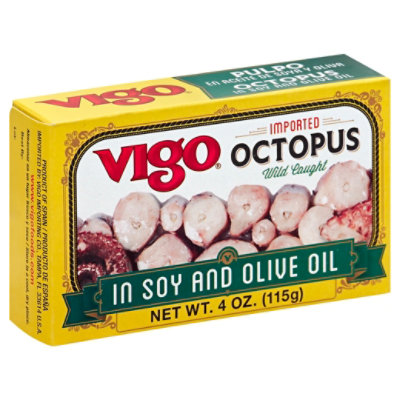 Vigo Squid In Oil Jumbo - 4 Oz - Image 1