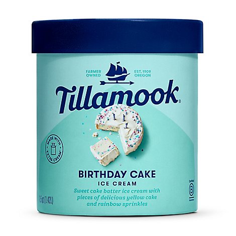 Tillamook Original Premium Birthday Cake Ice Cream - 1.5 QT