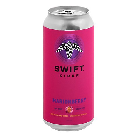 Swift Marionberry Hard Cider In Cans - 16 FZ