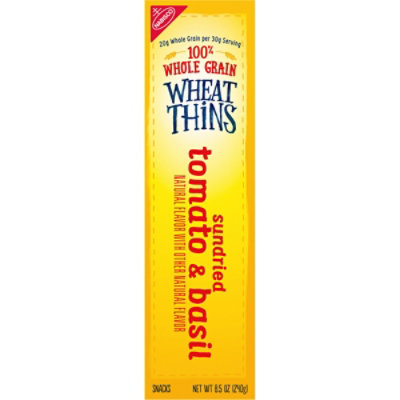 Wheat Thins Sundried Tomato & Basil Whole Grain Wheat Crackers - 8.5 Oz - Image 2