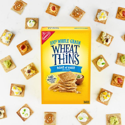 Wheat Thins Hint of Salt Low Sodium Whole Grain Wheat Crackers - 8.5 Oz - Image 5