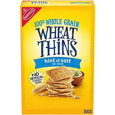 Wheat Thins Crackers with Hint of Salt - 8.5 Oz