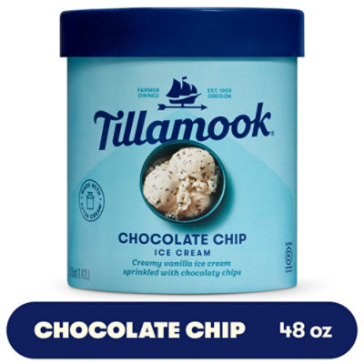 Tillamook Chocolate Chip Ice Cream - 48 Oz - Image 1